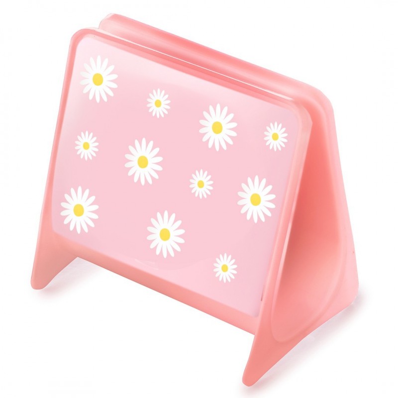 Porta Guardanapos Plástico Linha Camomila Plasútil