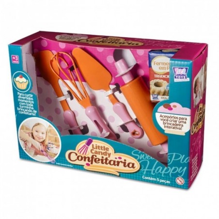Conjunto Confeitaria Com 5 Peças Infantil Zuca Toys