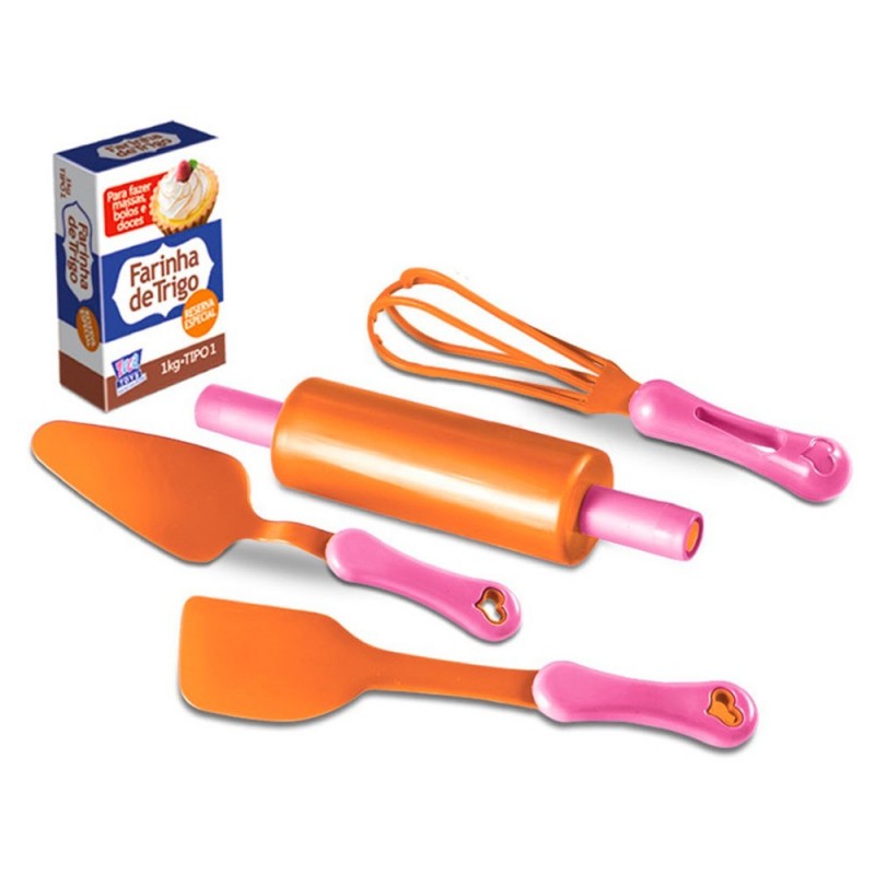 Conjunto Confeitaria Com 5 Peças Infantil Zuca Toys