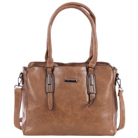 Bolsa Totem Feminina Detalhes Metálicos Repartições Externas