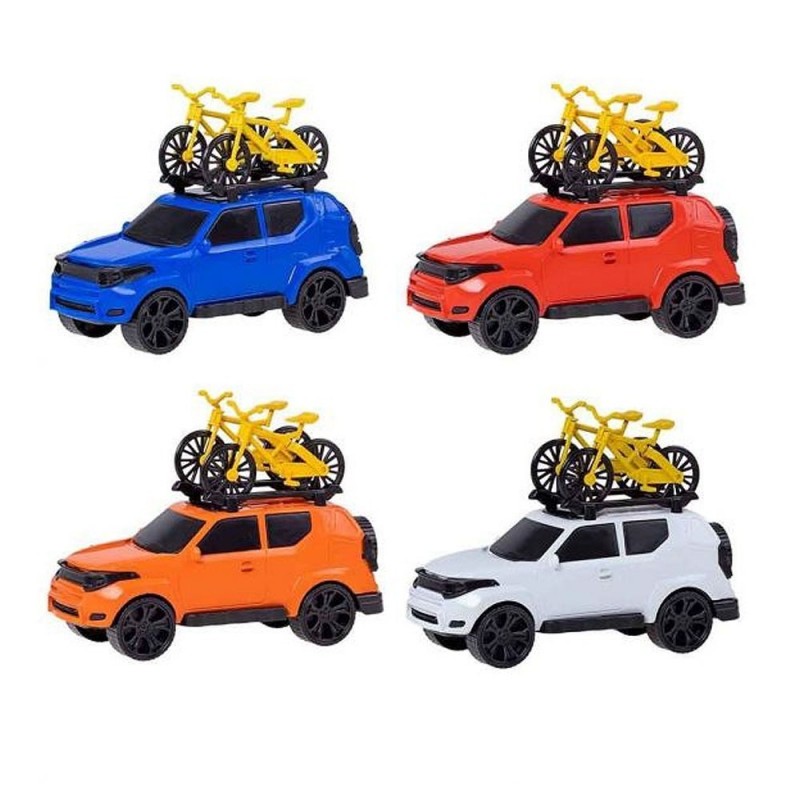 Carro Com Bicicleta Bike Run City Cores Sortidas Orange Toys