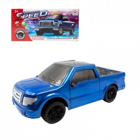 Carro Pickup A Pilha Roda Louca Com Luzes E Som Sortido