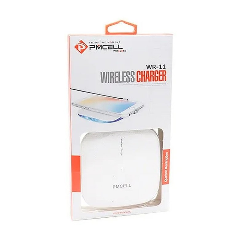 Carregador Por Indução Wireless Portátil LED Bivolt WR-11
