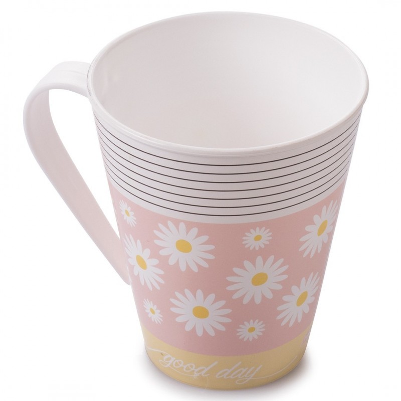 Caneca Plástica Com Estampa Florida 360ml Plasútil