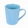 Caneca De Porcelana Canelada Azul 250ml