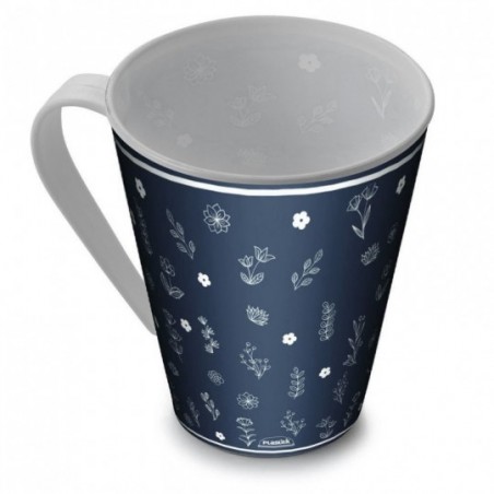 Caneca De Plástico Estampas Variadas 360ML Plasútil
