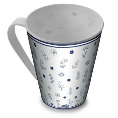 Caneca De Plástico Estampas Variadas 360ML Plasútil