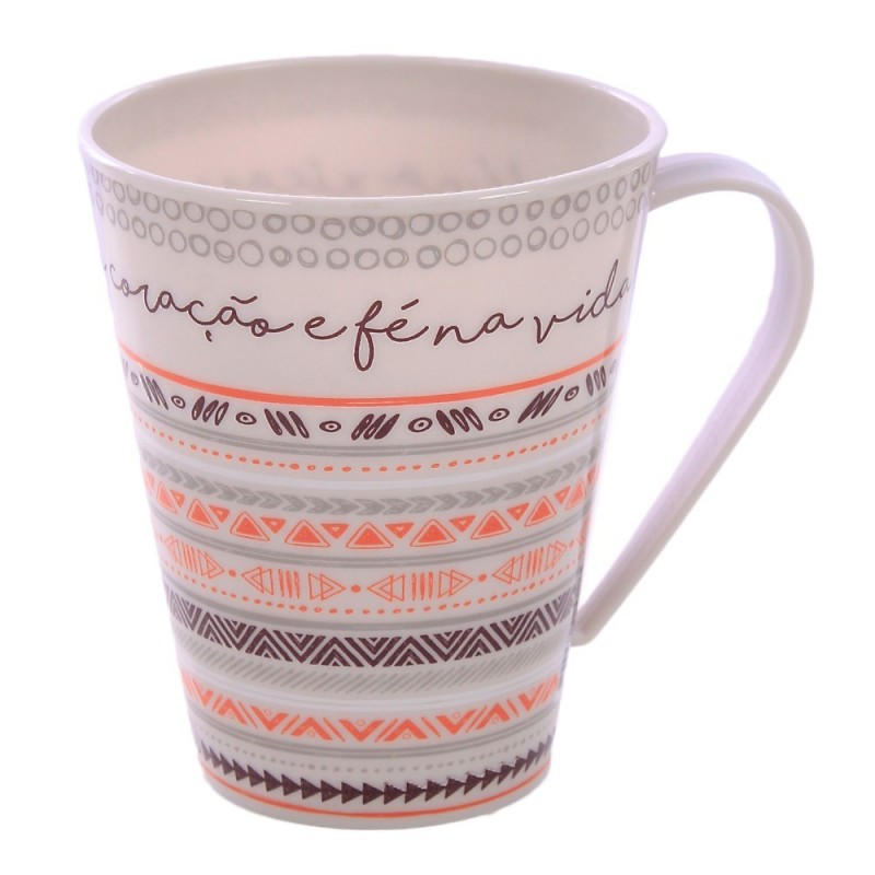 Caneca De Plástico Diversas Estampas 360ML Plasútil