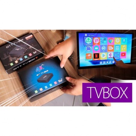 Smart Box Casa Inteligente Android 10.1 2.4G+5G 4K HD MX9