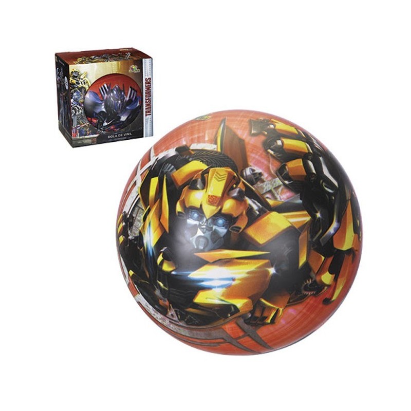 Bola De Vinil Transformers Colorida Infantil