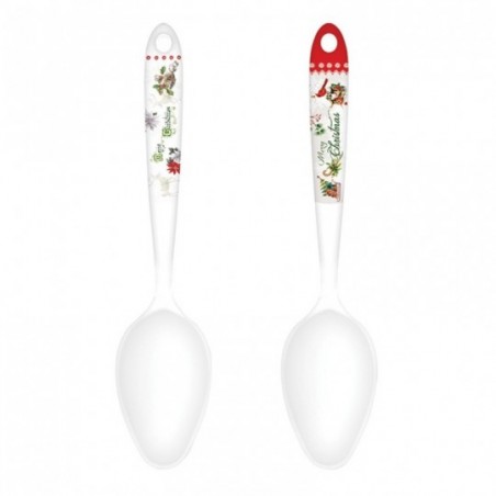 Colher De Melamina Decorada Natal 24 CM