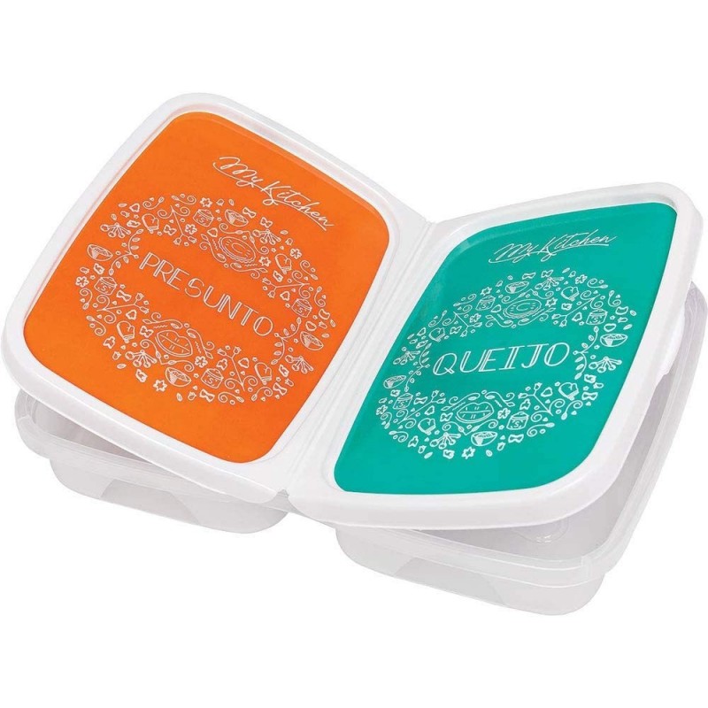 Porta Frios Plástico Tampa Decorada Variadas Jaguar 1100ML
