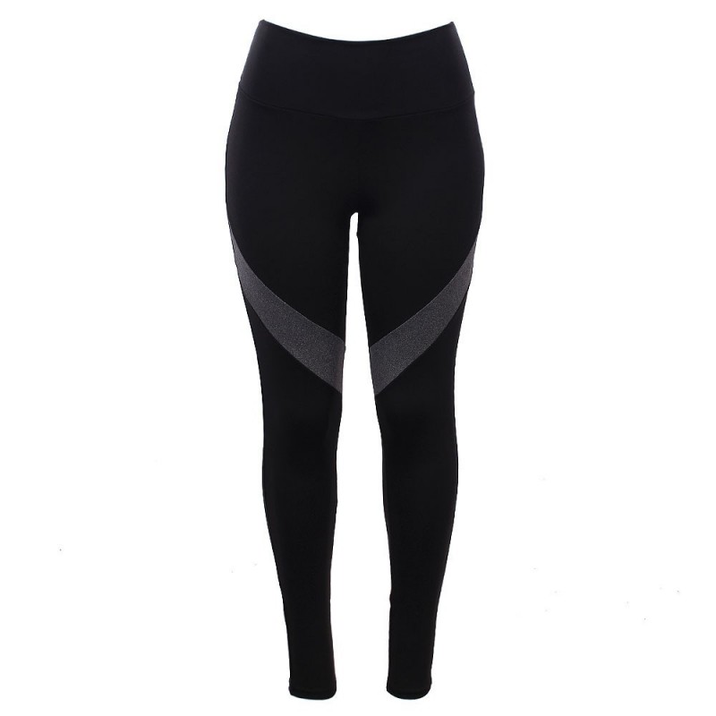 Calça Fitness Feminina Legging Suplex Com Faixa Colorida