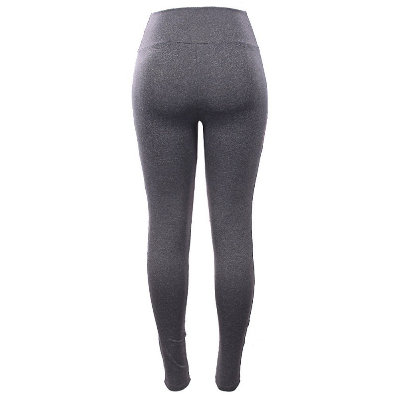 Calça Feminina Legging Fitness Suplex Com Faixa Colorida