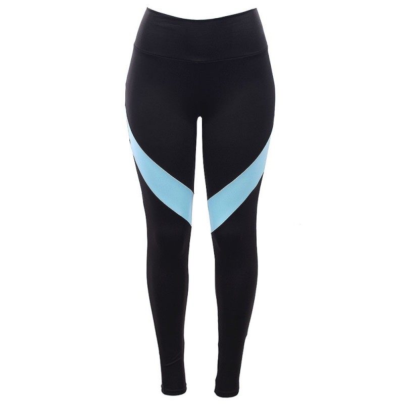 Calça Suplex Feminina Legging Fitness Com Faixa Colorida
