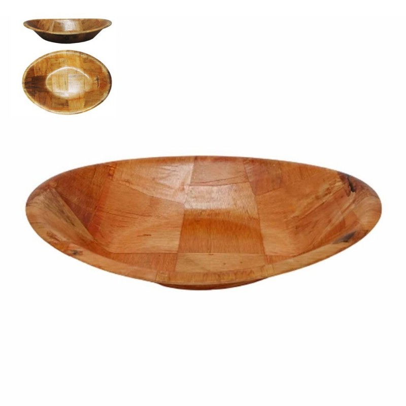 Travessa De Fibra Bambu Oval 25,5 cm x 19 cm