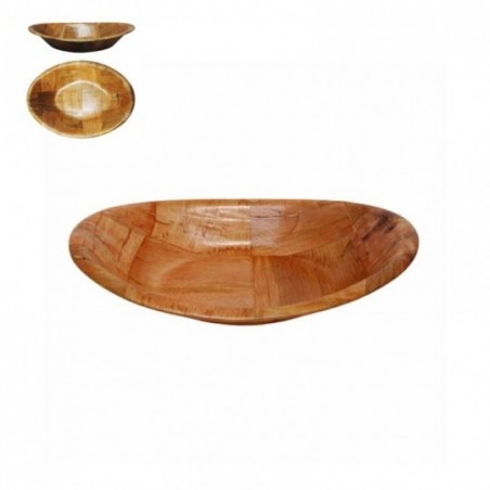Travessa Multiuso Oval Fibra De Bambu 19,5 cm x 14 cm