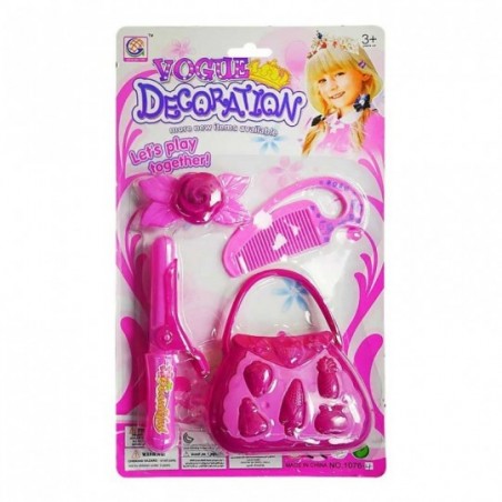 Kit De Beleza Infantil Com 4 Peças Brinquedo