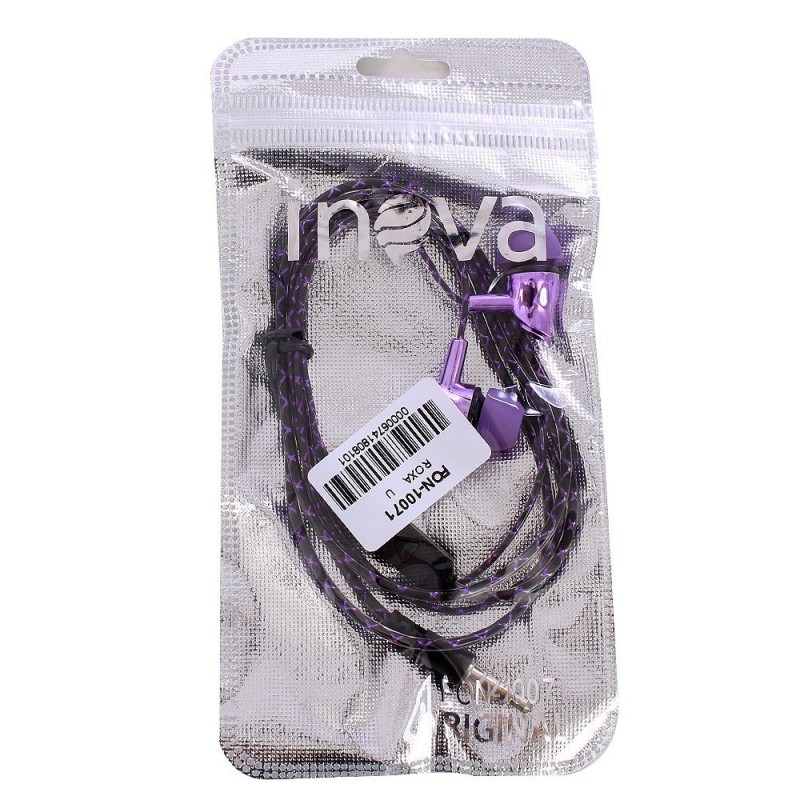 Fone De Ouvido Silicone Unissex Com Microfone Inova