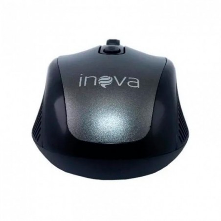 Mouse Sem Fio Óptico Adaptador Nano USB 1000dpi Inova