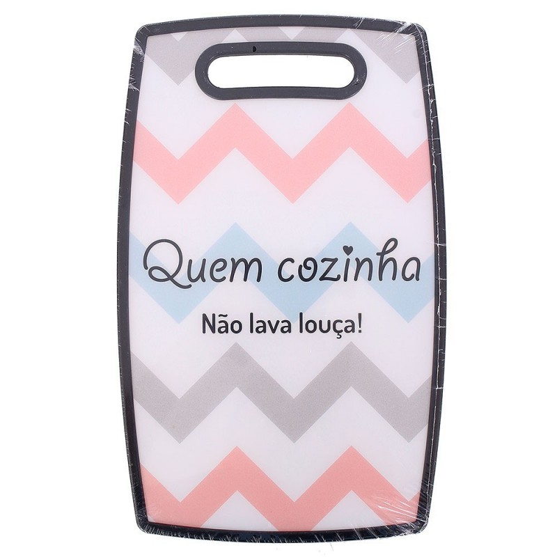Tábua De Carne Uso Geral Retangular Estampa Variadas 37x23CM