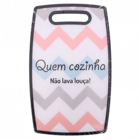 Tábua De Carne Uso Geral Retangular Estampa Variadas 37x23CM