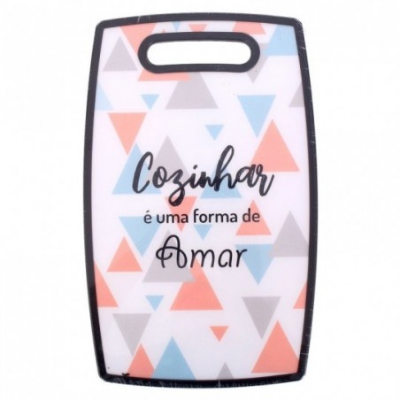 Tábua De Carne Uso Geral Retangular Estampa Variadas 37x23CM