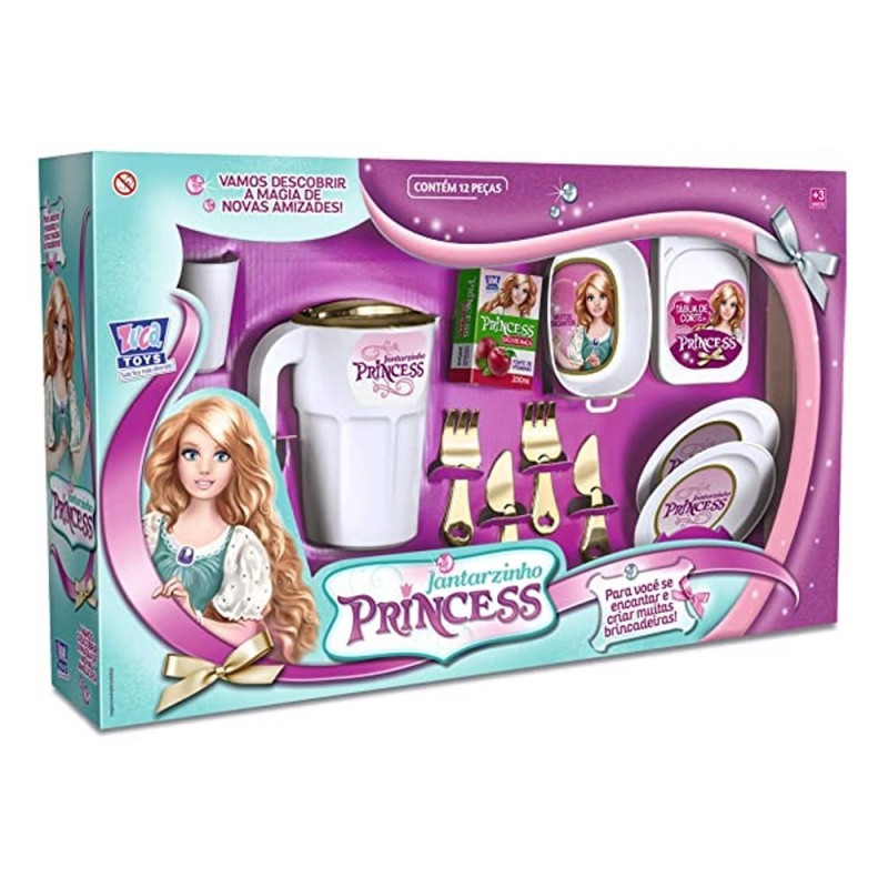Kit Jantarzinho Das Princesas 12 Peças Infantil Zuca Toys
