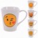 Caneca Porcelana Tulipa Temática Emoticons Variados 250ml