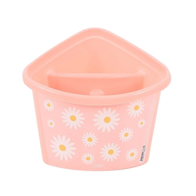 Escorredor De Talheres Rosa Decorada Com Flores