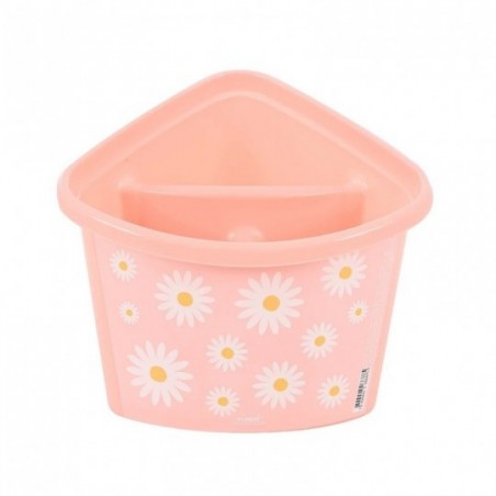 Escorredor De Talheres Rosa Decorada Com Flores