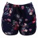Short Feminino Floral Com Cordão Decorativo Bolsos Laterais