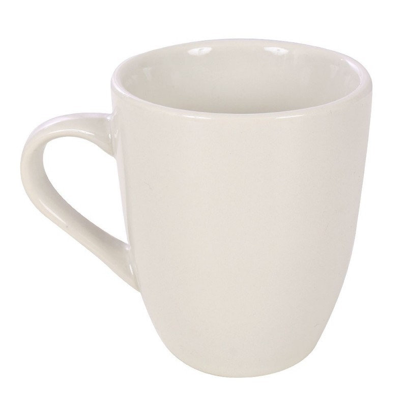 Caneca De Porcelana Lisa Branca 220ml