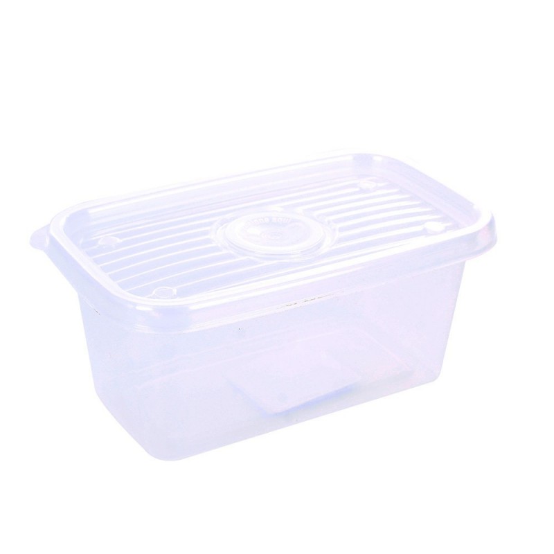 Pote De Plástico Multiuso Retangular 380ml Plasútil
