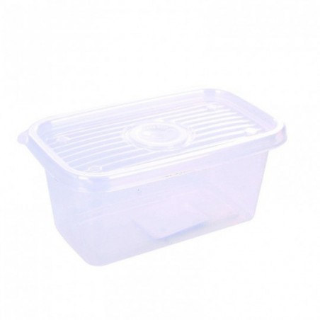 Pote De Plástico Multiuso Retangular 380ml Plasútil