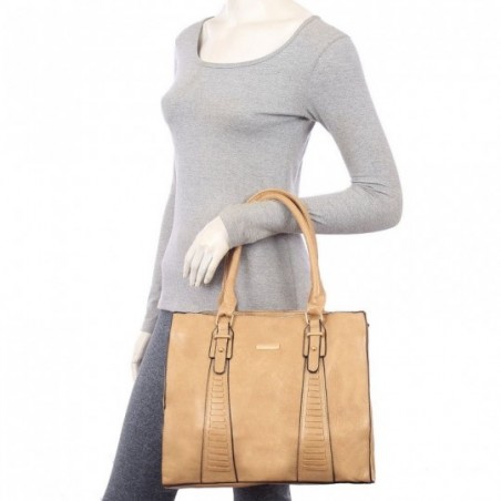 Bolsa Totem Estruturada Feminina Alto Relevo Com Tressê