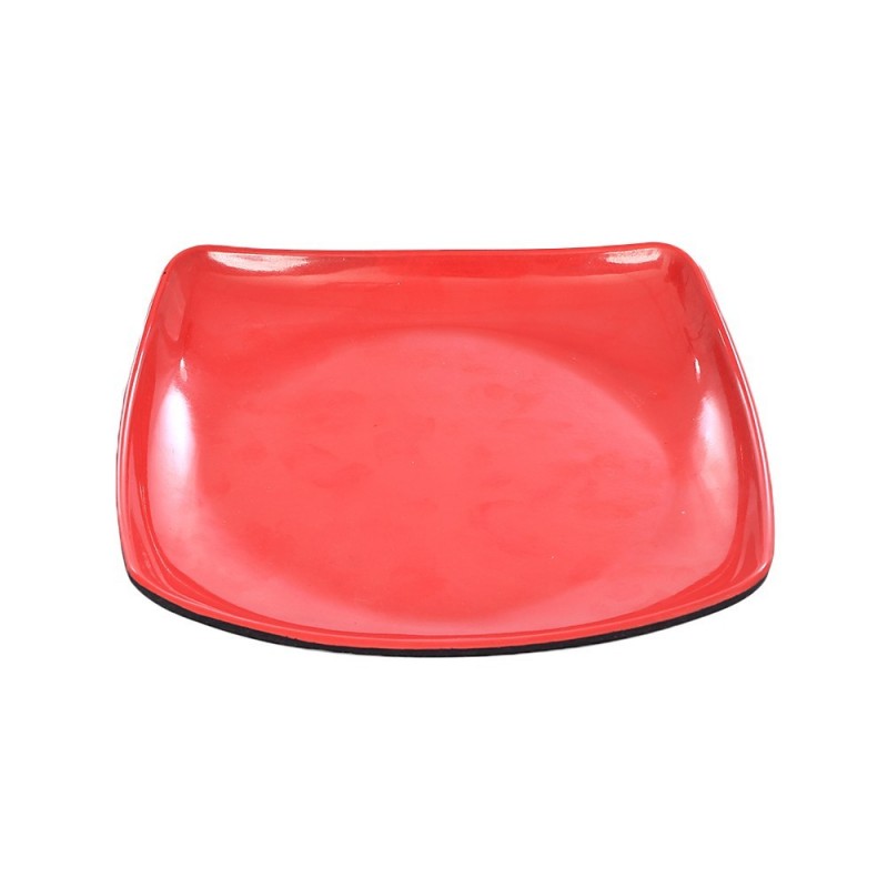 Prato De Melamina Quadrado 15 cm x 15 cm 