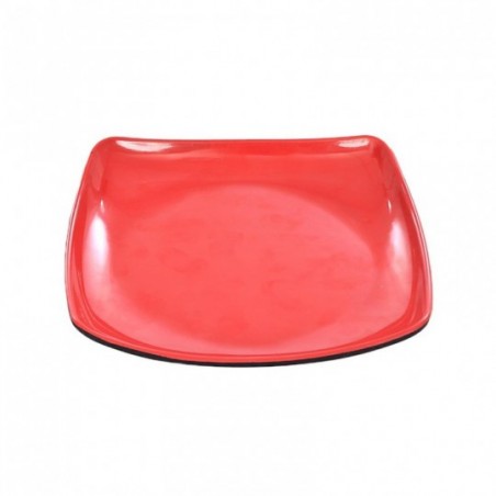 Prato De Melamina Quadrado 15 cm x 15 cm 