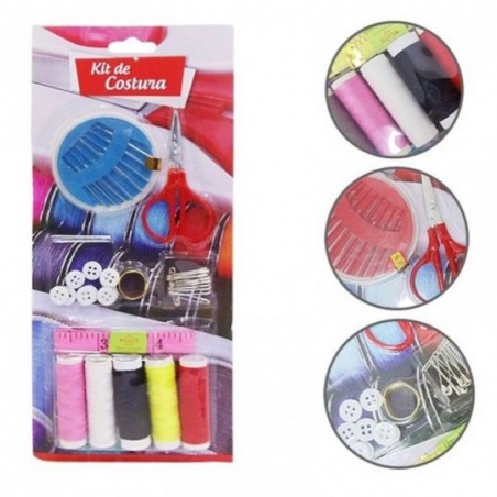 Kit De Costura Com Dedal Botões E Alfinetes 29 Peças