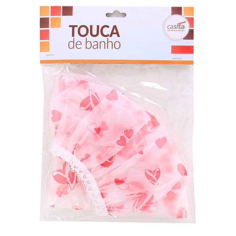 Touca De Cabelo Para Banho Colorida E Com Elástico