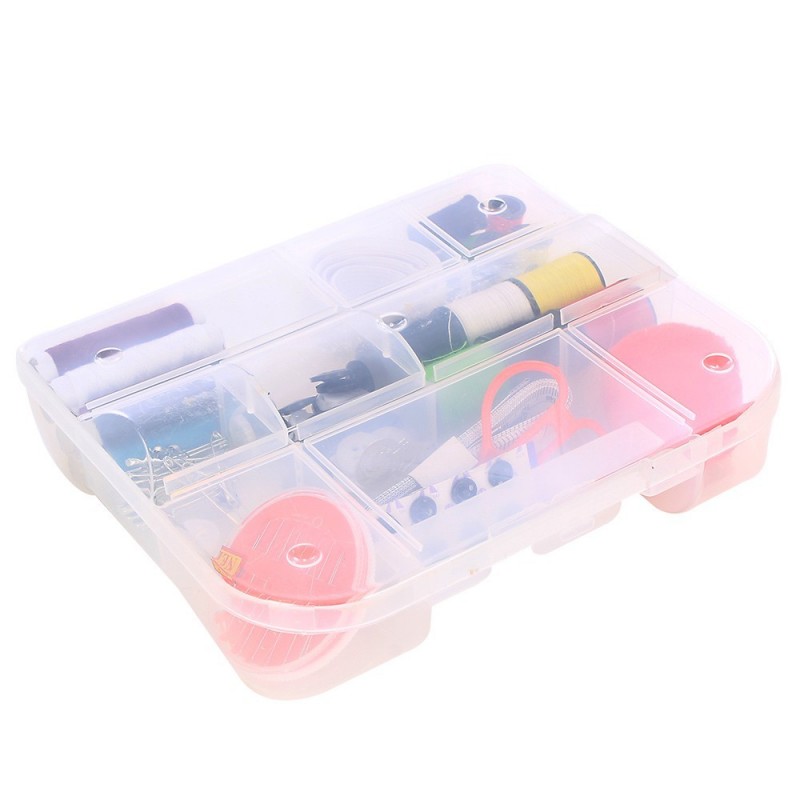 Kit Estojo Organizador De Costura Com 85 Peças No Atacado