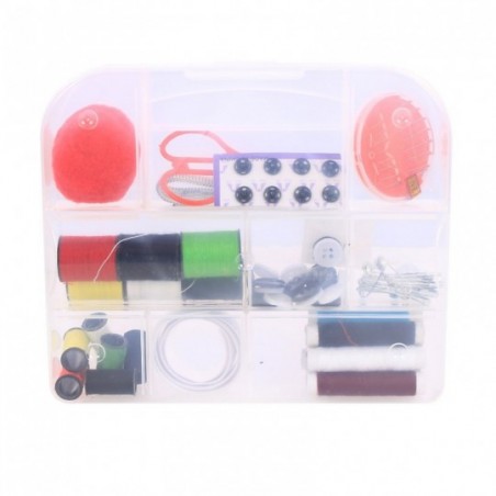 Kit Estojo Organizador De Costura Com 85 Peças No Atacado