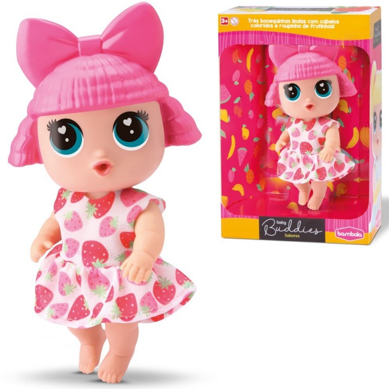 Boneca Baby Buddies Sabores Brinquedo Infantil
