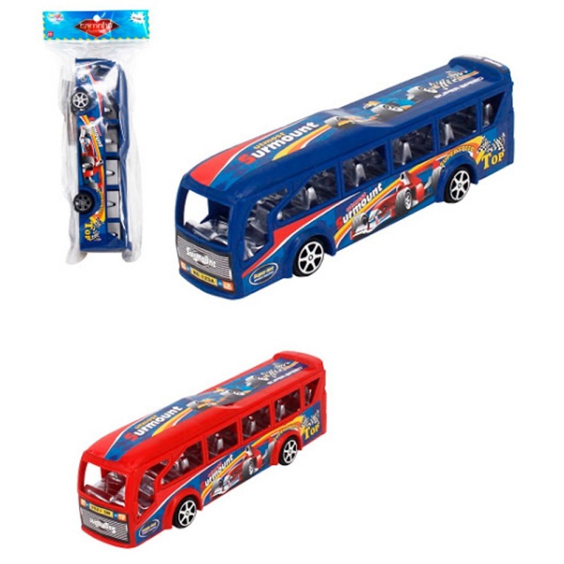 Ônibus A Fricção Pull Back Na Solapa Infantil No Atacado