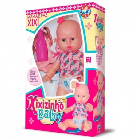 Boneca Xixizinho Baby Com Mamadeira Infantil No Atacado 