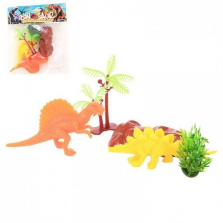 kit De Dinossauro Com 5 Peças Infantil No Atacado