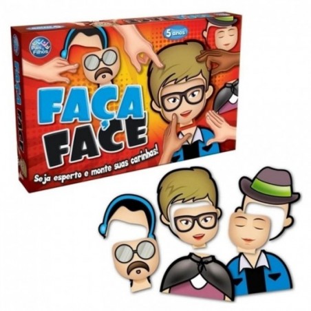 Jogo Educativo Faça Face Pais E Filhos Infantil No Atacado