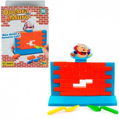 Jogo Quebra Muro Não Deixe O Boneco Cair Infantil No Atacado