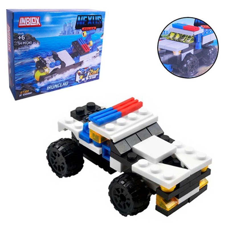 Blocos De Montar Inblox Nexus Police Infantil No Atacado