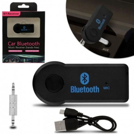 Adaptador Receptor De Áudio P2 Bluetooth Sem Fio Para Carro